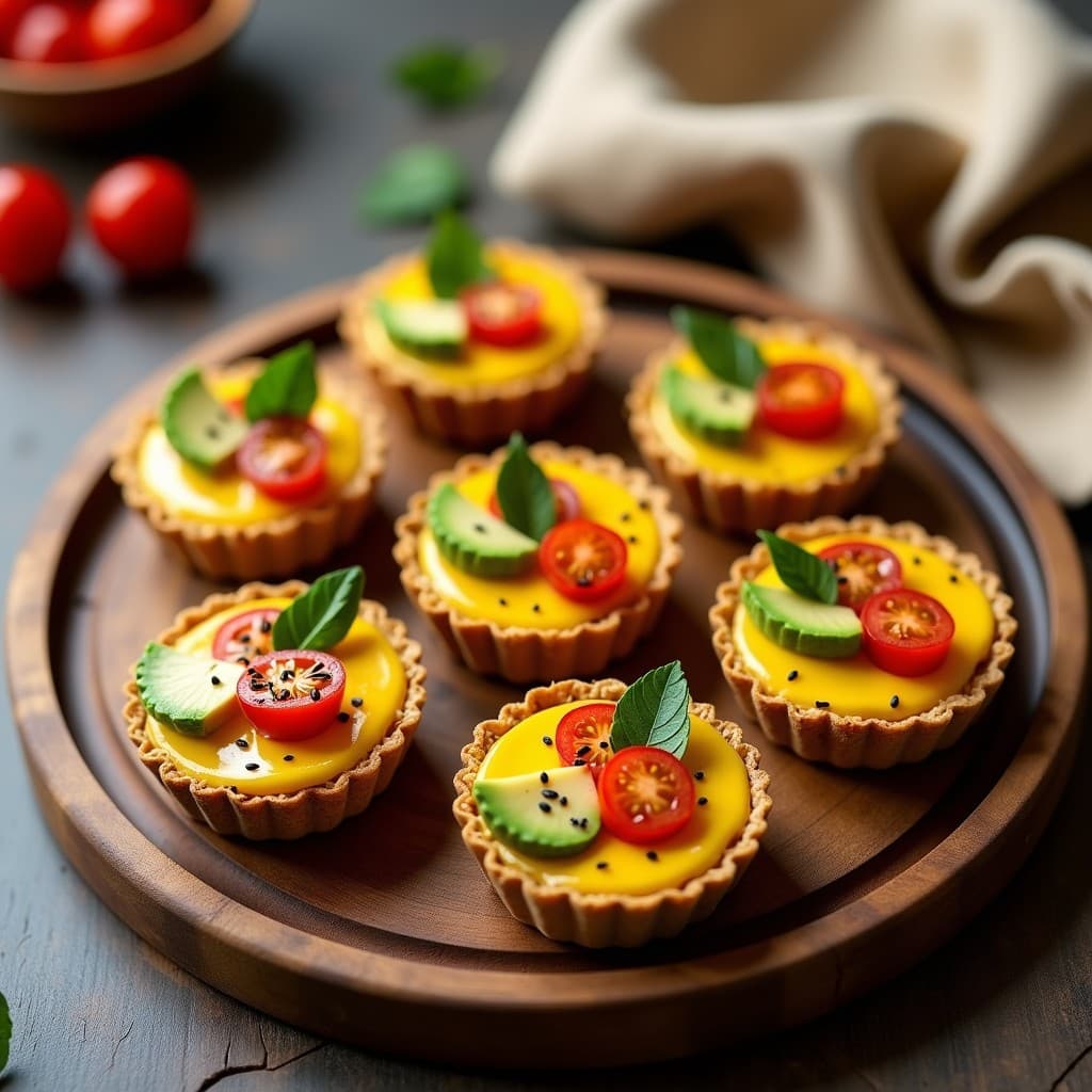 Tartaletas de Inchi y Queso Vegano: Receta Peruana Keto sin Horno en 15 Minutos