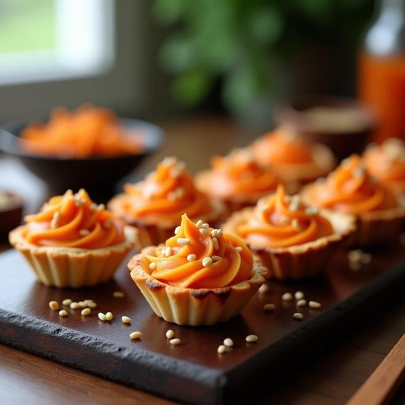 Tartaletas de Kimchi y Queso Crema: Aperitivo Coreano en Airfryer