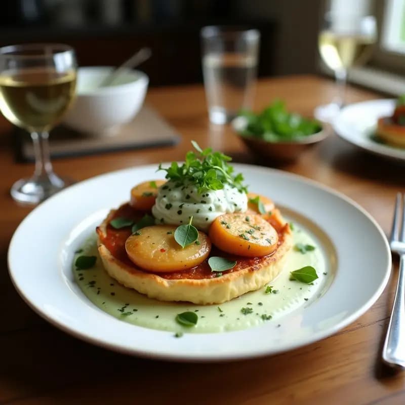 Tartaletas de Base de Lentejas con Tzatziki de Pepino y Menta: Entrante Griego Sin Gluten y Vegano