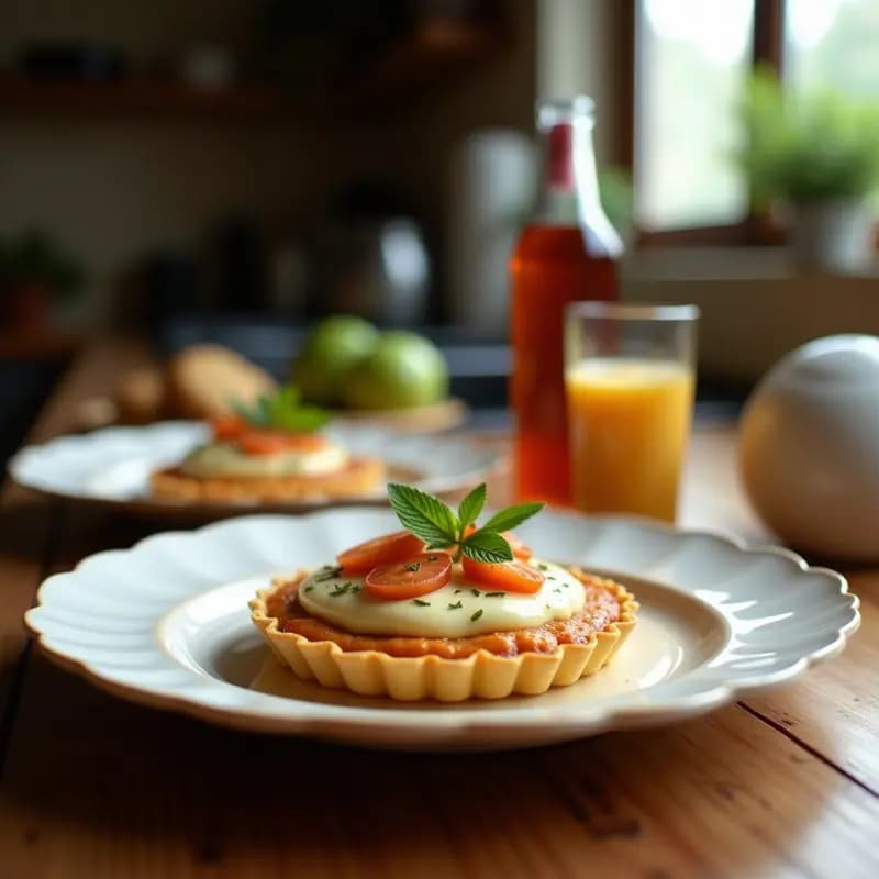 Tartaletas de Base de Lentisco y Crema de espárragos trigueros: Aperitivo Andaluz Sin Horno en 25 Minutos