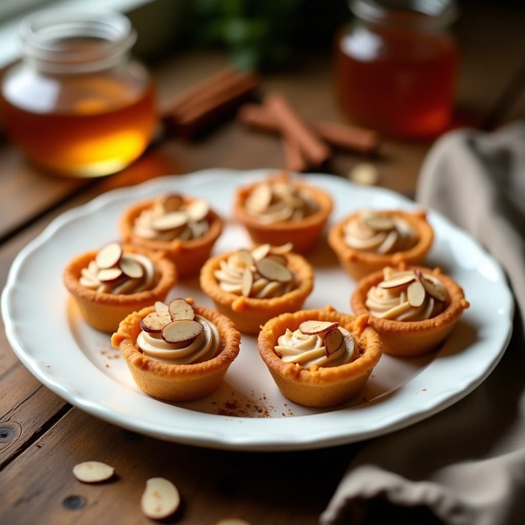 Tartaletas de Maíz y Camote con Crema de Cacahuete y Miel: Receta Sin Gluten y Energética