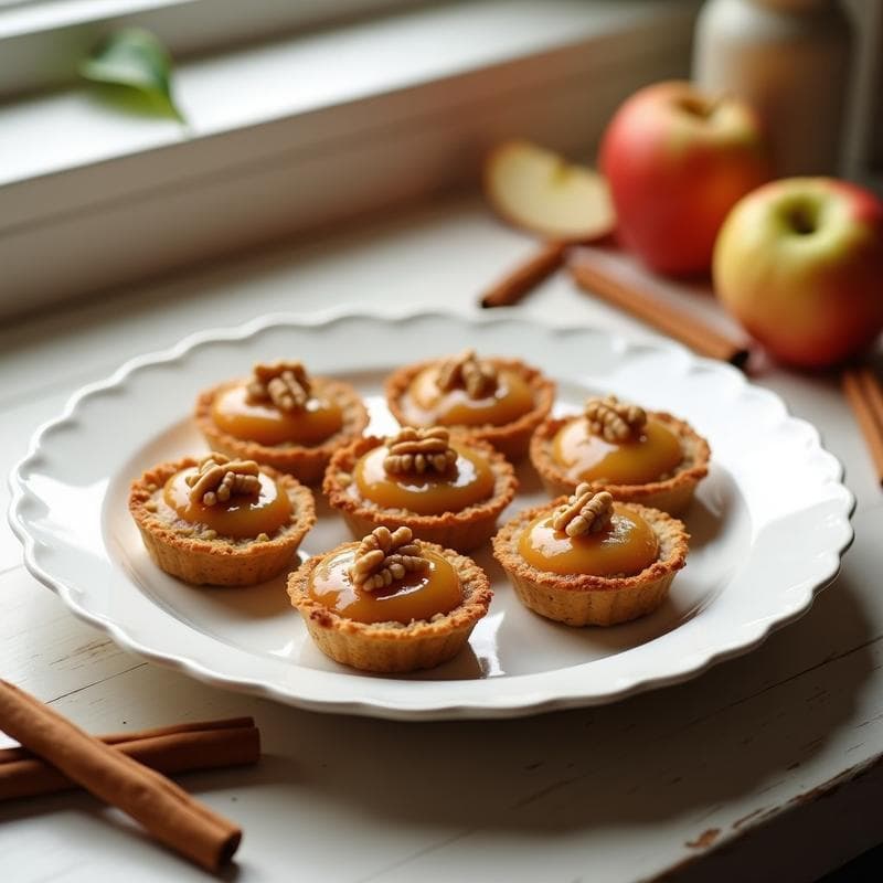 Tartaletas de Manzana y Canela: Receta Sin Horno en 20 Minutos con Toque Crujiente