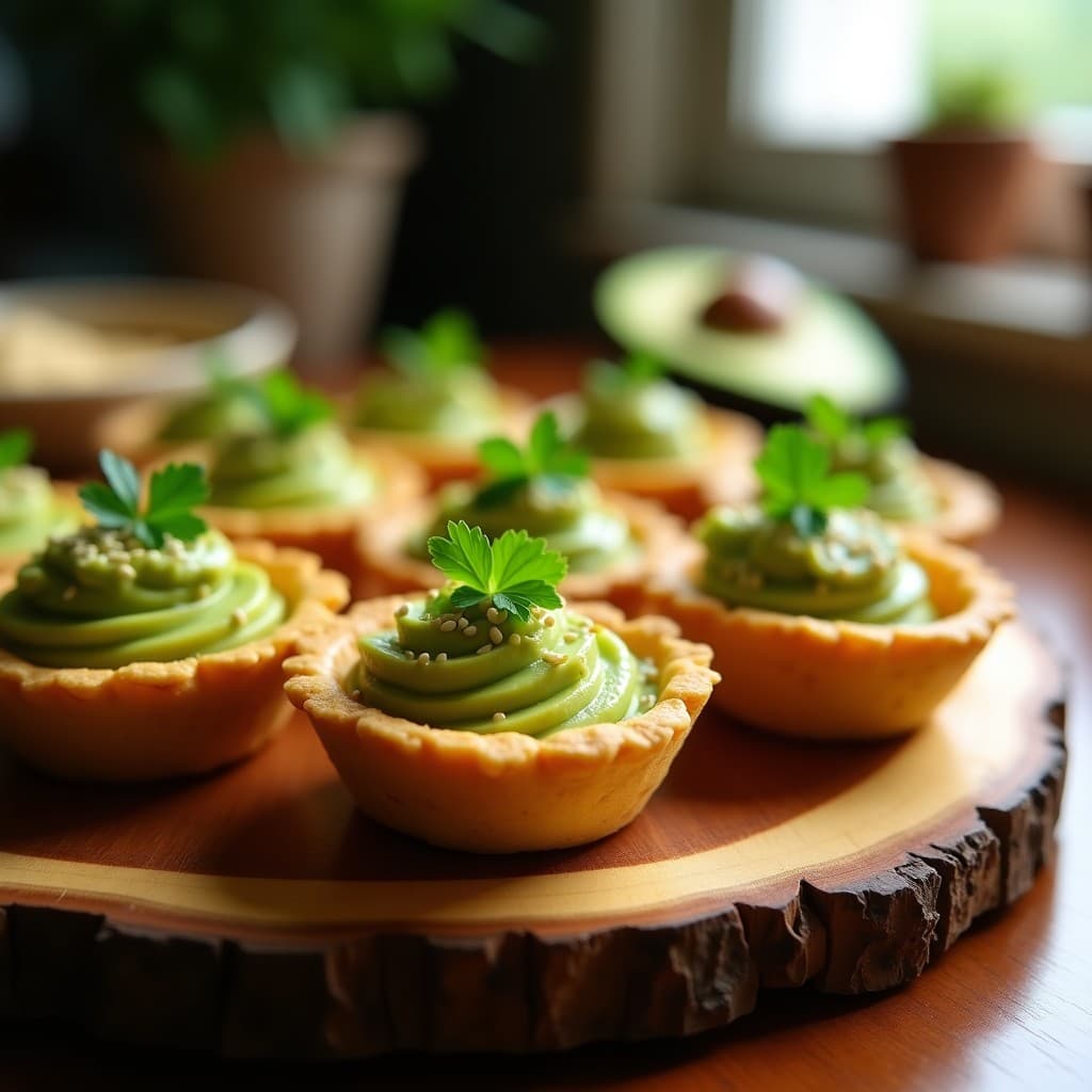 Tartaletas de Masarepa con Guasacaca y Aguacate: Aperitivo Venezolano Sin Horno en 15 Minutos