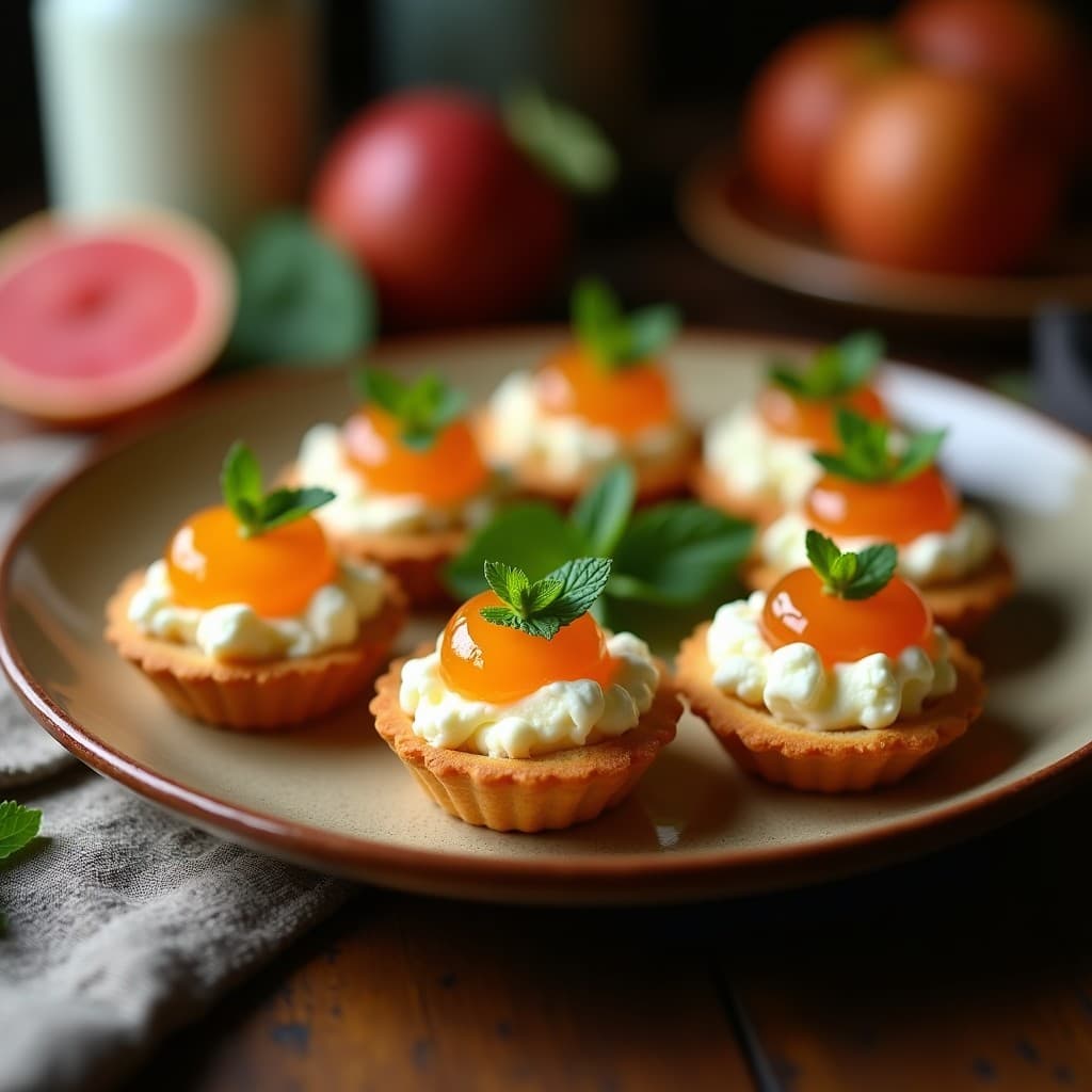 Tartaletas de Masarepa y Queso Fresco con Mermelada de Guayaba: Receta Venezolana Sin Horno