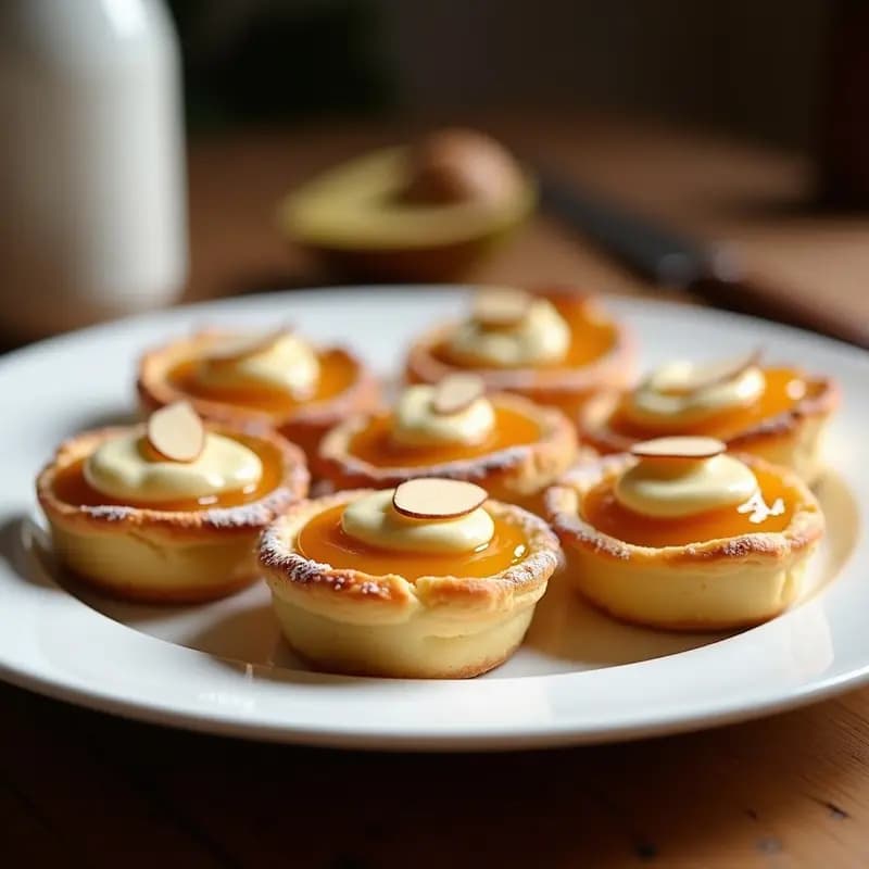 Tartaletas de masa Quebrada con Dulce de Membrillo y Queso Brie: Postre Francés Elegante