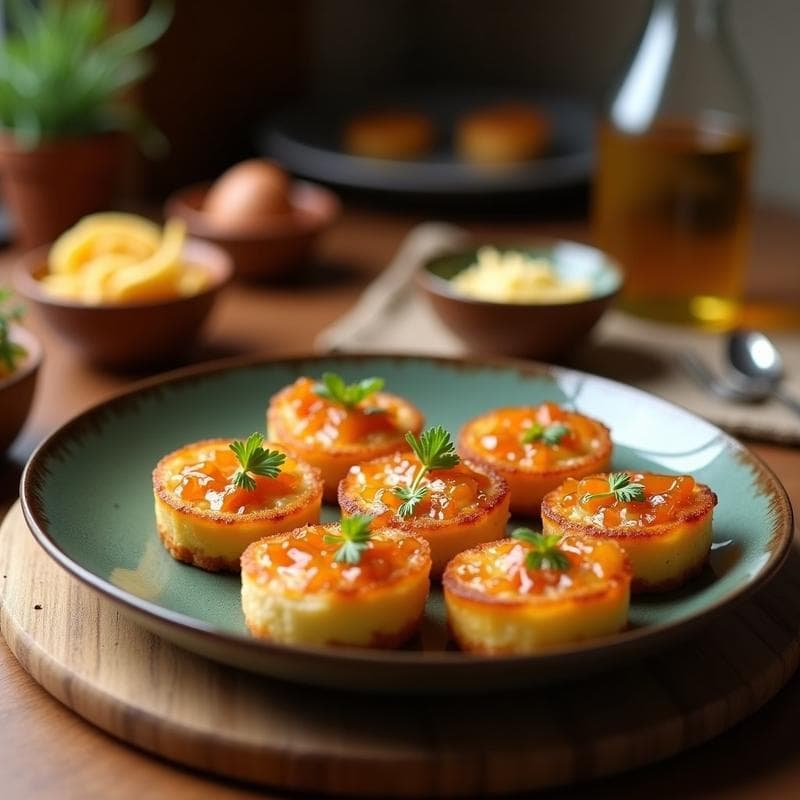 Tartaletas de Morcilla y Cebolla Caramelizada: Receta Gourmet en Horno con Toque Crujiente