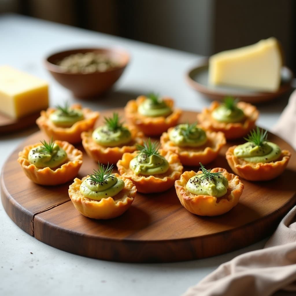 Tartaletas de Base de Parmesano y Semillas de Calabaza: Aperitivo Keto Crujiente