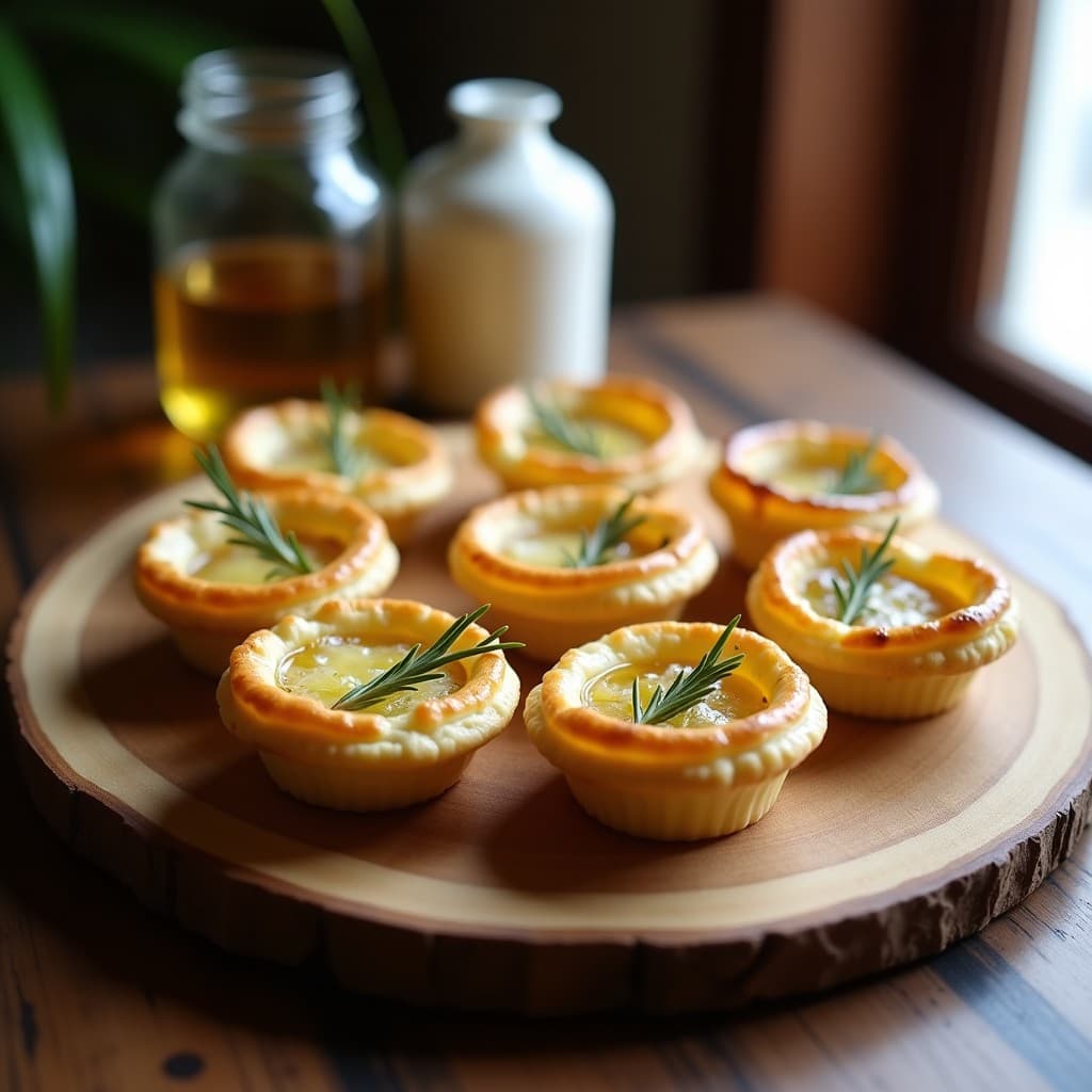 Tartaletas de Puerro y Queso de Oveja: Entrante Francés en Horno con Masa de Almendra