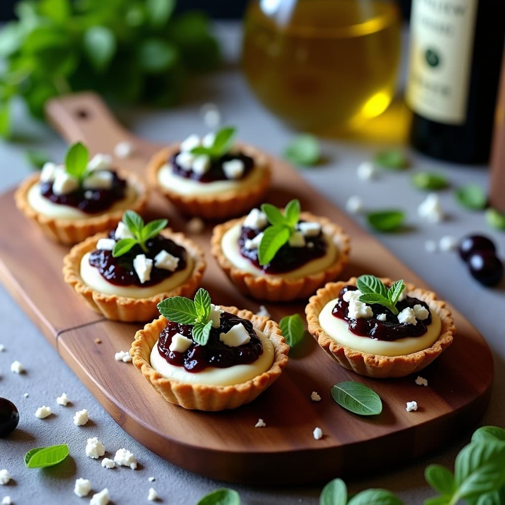 Tartaletas de Puré de Coliflor y Caviar de Berenjena: Entrante Griego Keto Sin Horno