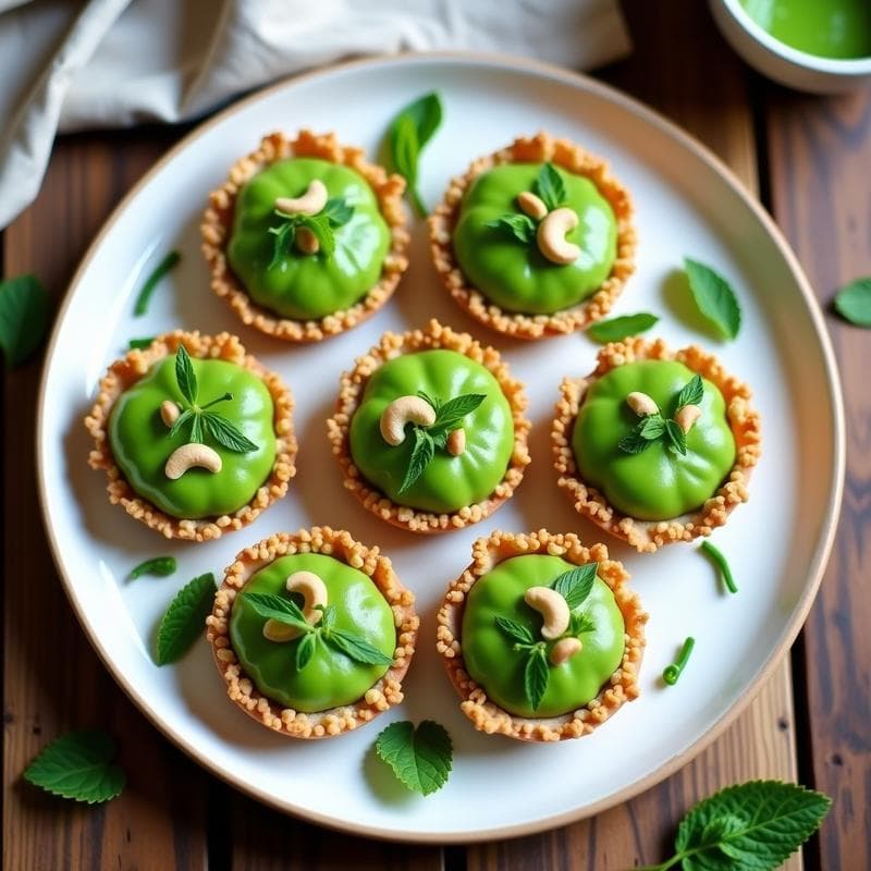 Tartaletas de Puré de Guisantes y Mentas: Receta Vegana y Alta en Fibra en 10 Minutos