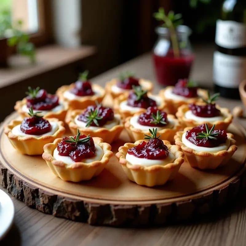 Tartaletas de Queso de Cabra y Confitura de Cebolla Morada: Aperitivo Francés en 15 Minutos