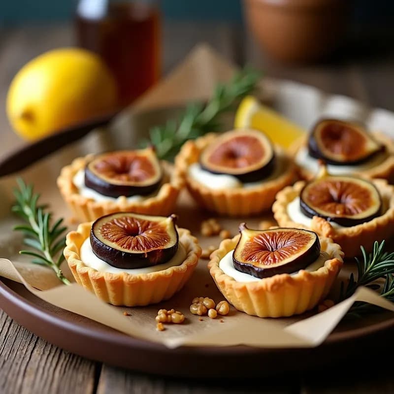 Tartaletas de Queso de Cabra y Higos Caramelizados: Receta en Horno con Toque Dulce-Salado