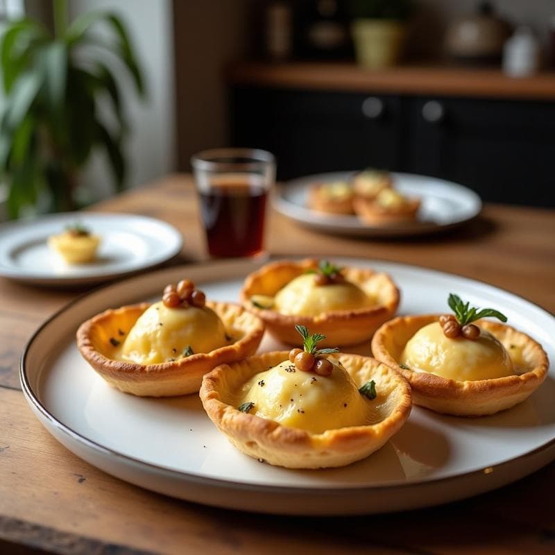 Tartaletas de Queso Feta y Higos con Miel y Nueces: Receta Griega en Airfryer