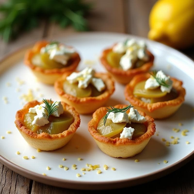 Tartaletas de Queso Feta y Puerro con Masa de Almendra: Aperitivo Griega Keto en 20 Minutos