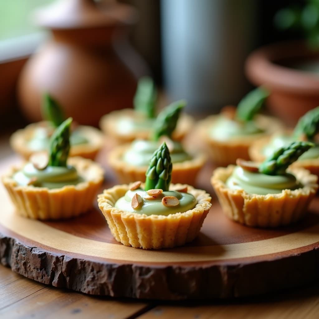 Tartaletas de Base de Quinoa con Crema de Espárragos y Trufa: Receta Keto y Sin Lactosa