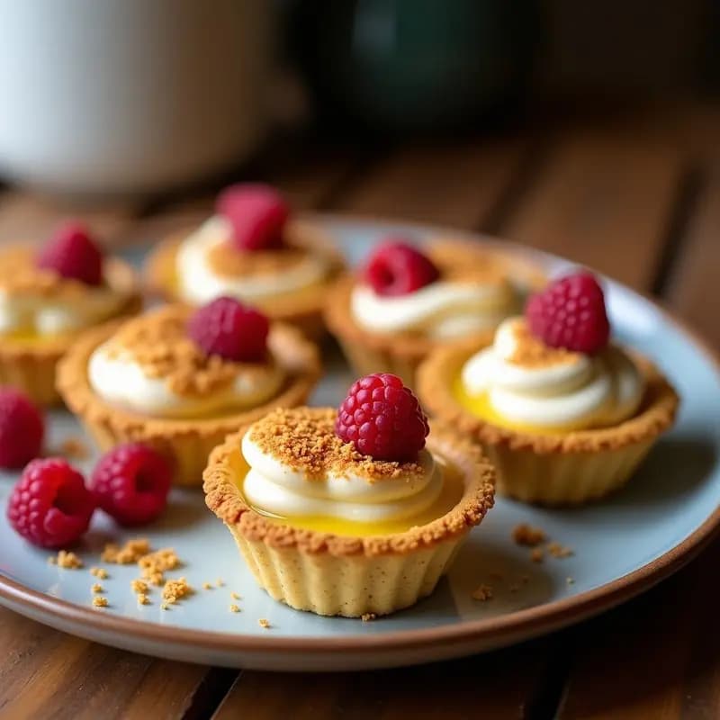 Tartaletas de Base de Quinoa con Guanábana y Merengue de Aquafaba: Postre Colombiano Vegano