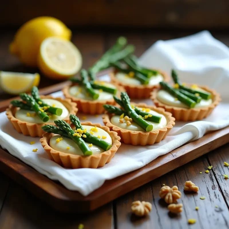 Tartaletas Veganas de Espárragos y Tofu: Receta Elegante y Alta en Proteína en 30 Minutos
