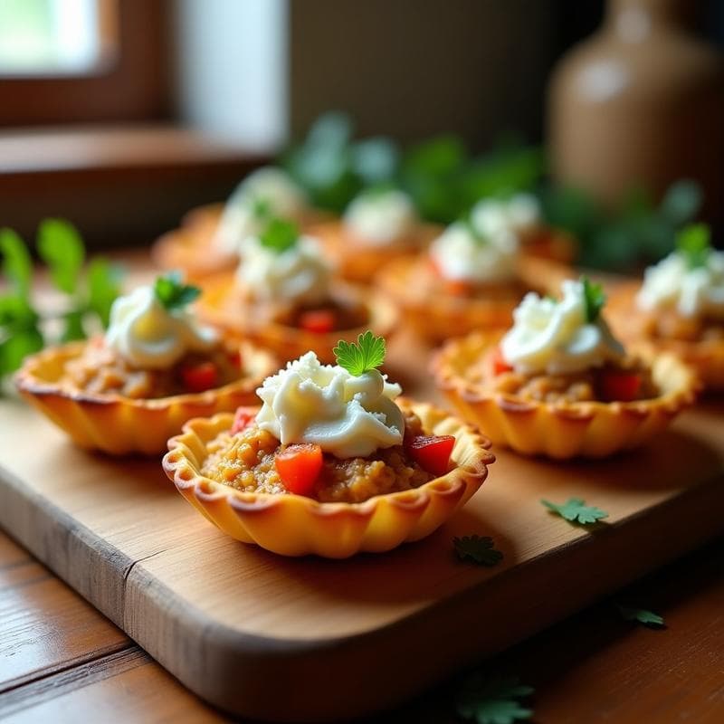 Tartaletas de Yuca Rallada con Relleno de Atún y Pimentón: Receta Sin Gluten de Venezuela