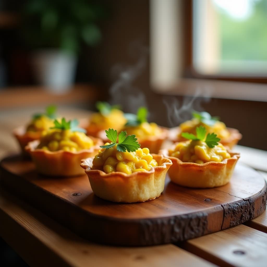Tartaletas de Yuca Rellena de Pollo al Curry: Receta Peruana en Airfryer Sin Gluten