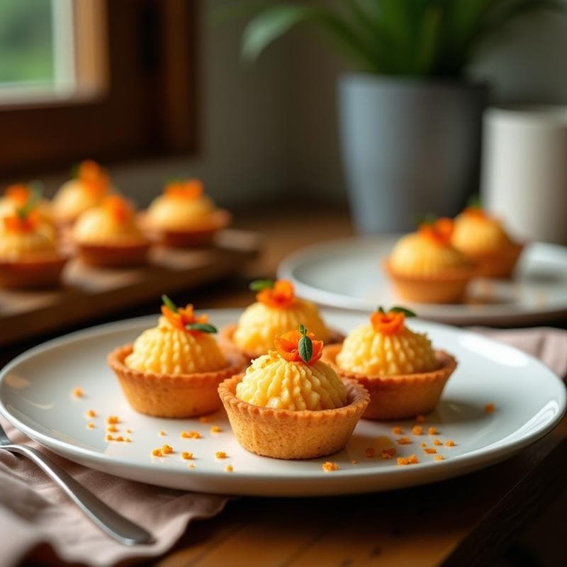 Tartaletas de Zanahoria y Coco: Receta Sin Horno en Airfryer con Toque Tropical