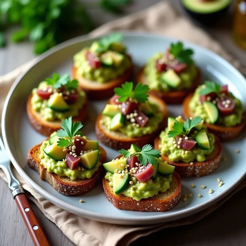 Tartar de Aguacate y Atún Ahumado: Receta Crujiente y Alta en Omega-3 en 15 Minutos