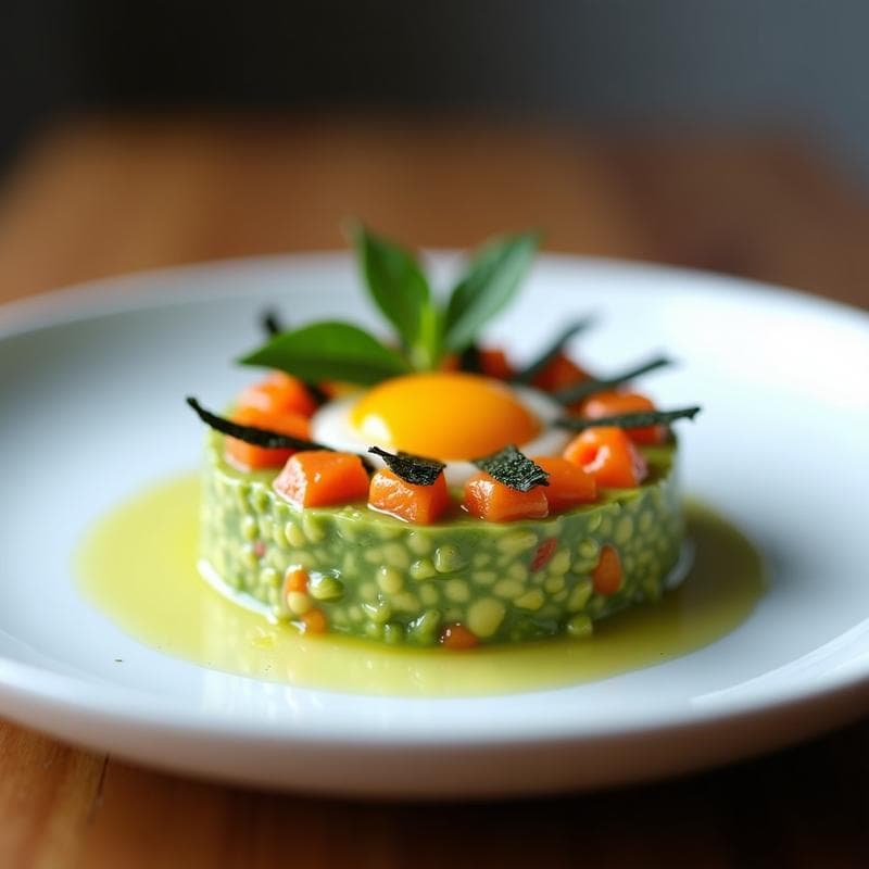 Tartar de Aguacate y Erizo de Mar: Receta Francesa con Toque Citrino en 20 Minutos