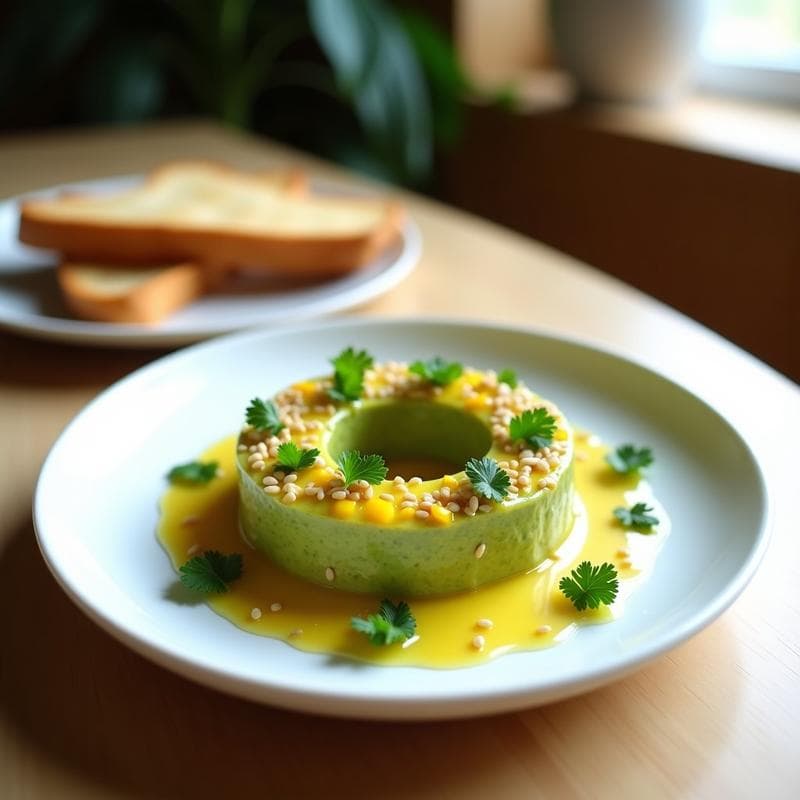 Tartar de Aguacate y Granadilla con Vinagreta de Limón Yuzu: Receta Peruana Gourmet