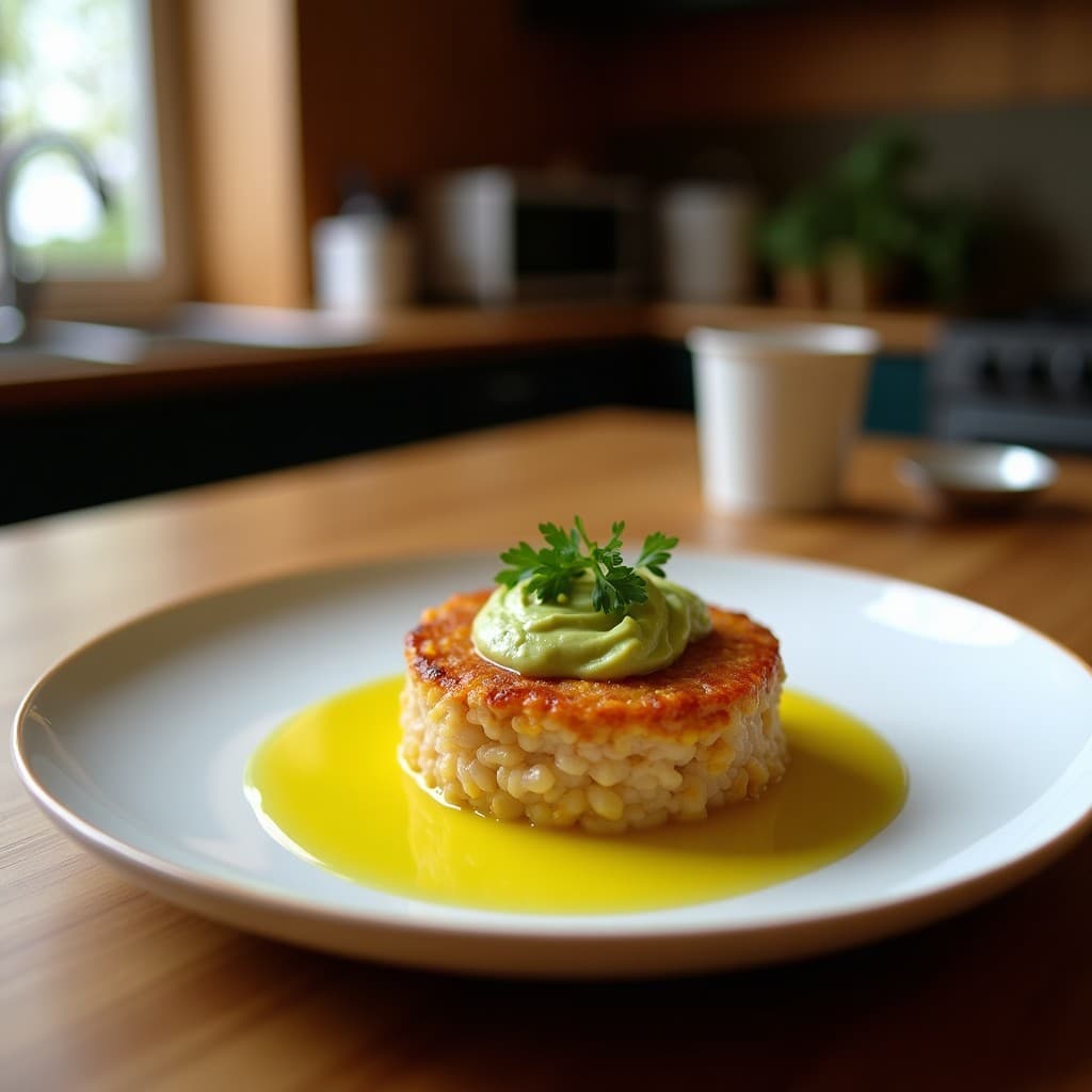 Tartar de Aguacate y Granada con Vinagreta de Mostaza de Dijon: Receta Francesa Vegana