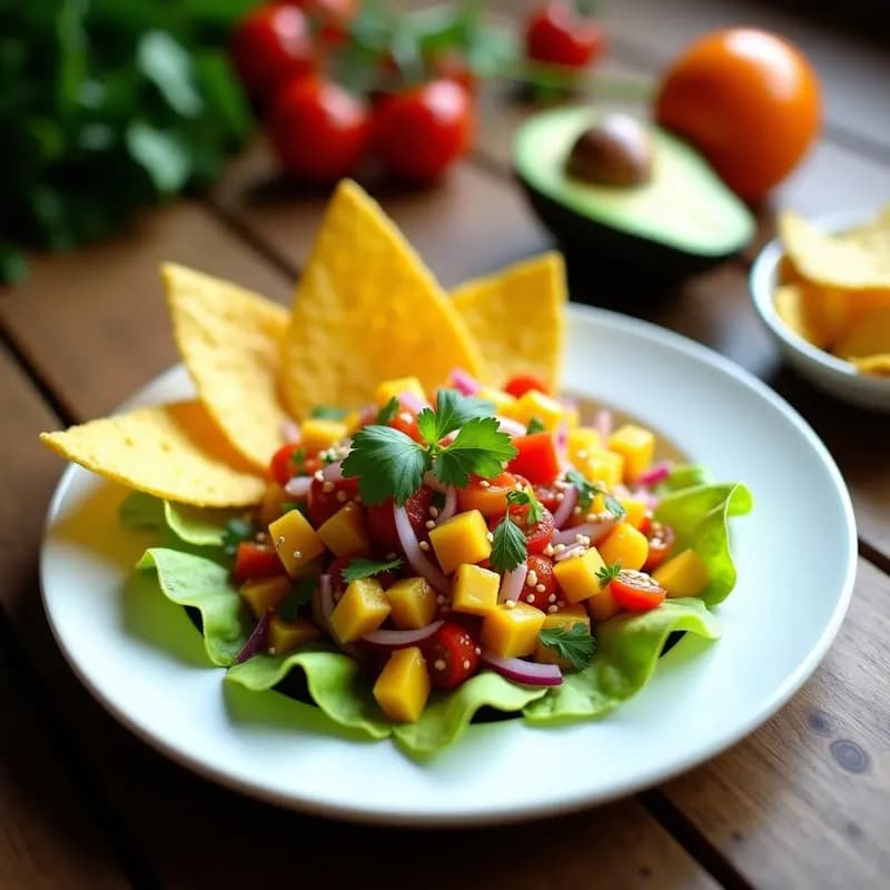 Tartar de Aguacate y Mango: Ceviche Vegano sin Cocción y Alto en Vitaminas