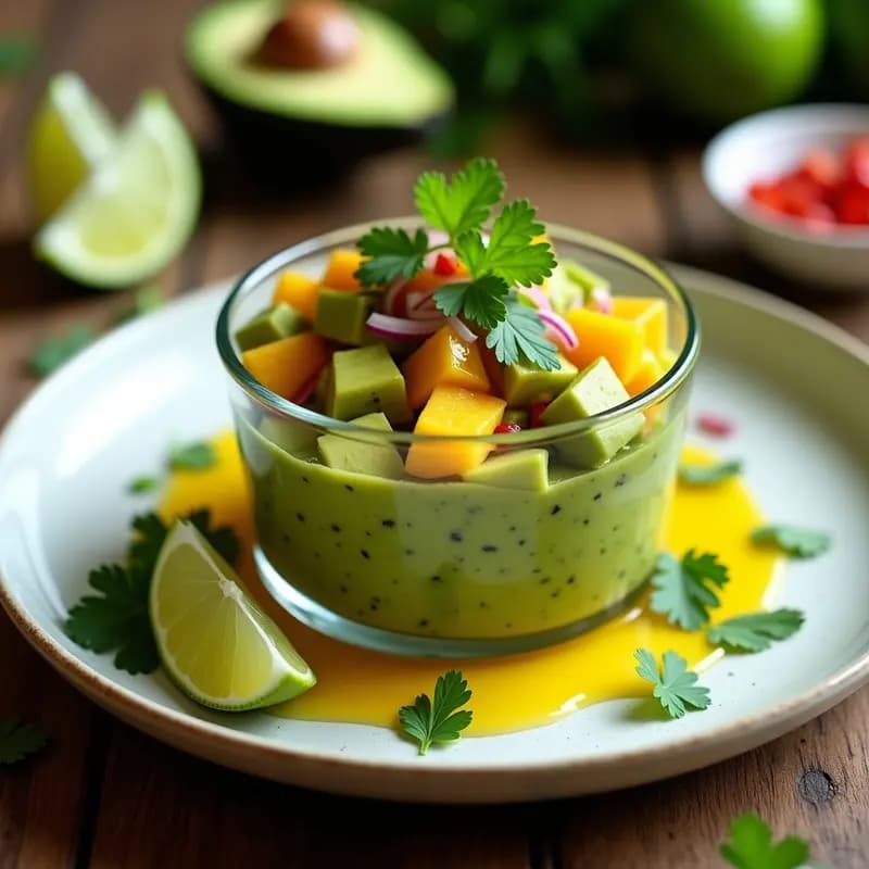 Tartar de Aguacate y Mango con Chile y Lima: Receta Fresca y Rápida para Verano