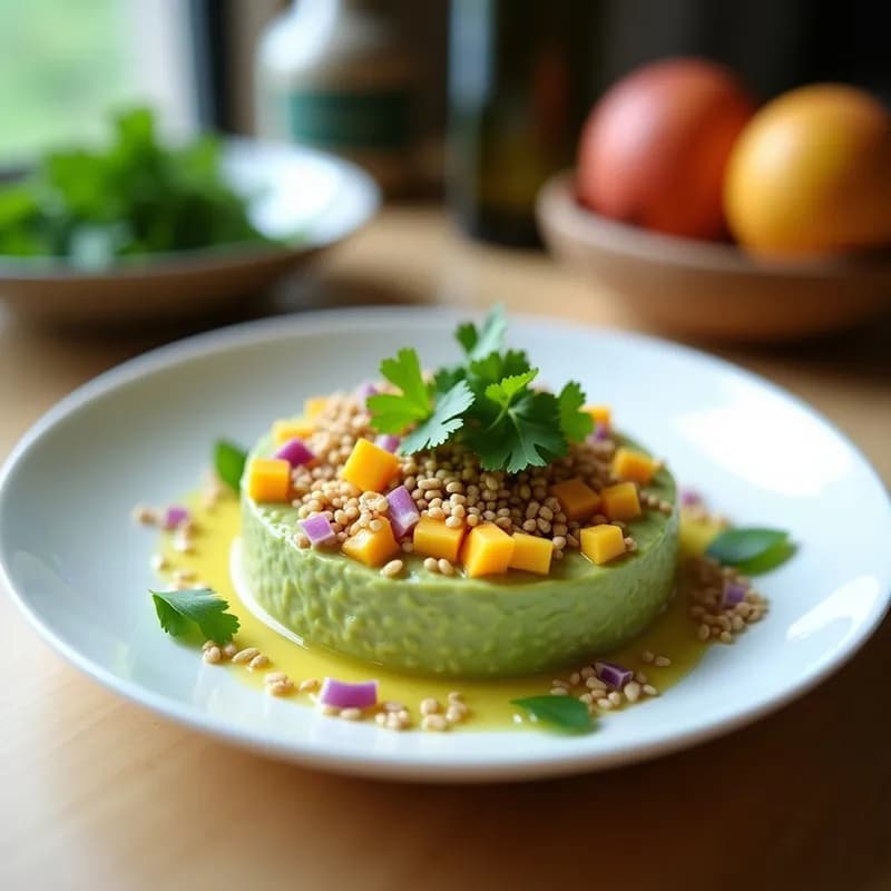 Tartar de Aguacate y Mango: Receta con Corazón Crujiente y Sin Cocción en 15 Minutos