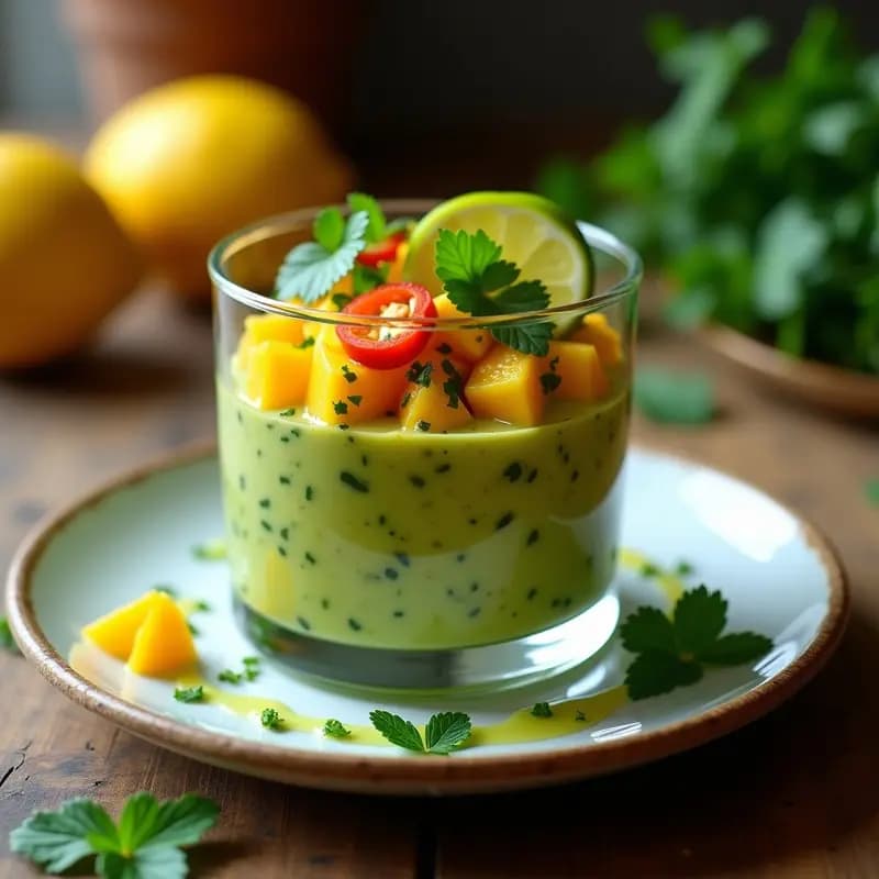 Tartar de Aguacate y Mango con Habanero: Entrante Fresco y Picante en 10 Minutos