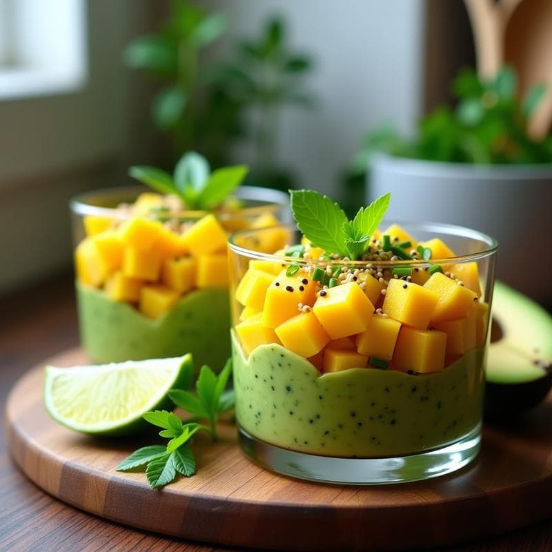 Tartar de Aguacate y Mango con Limón: Receta Vegana Express y Alta en Vitaminas