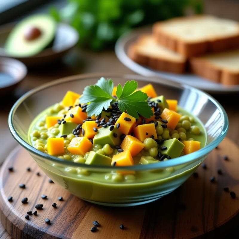Tartar de Aguacate y Mango con Toque Umami: Receta Crudivegana y Alta en Vitamina C