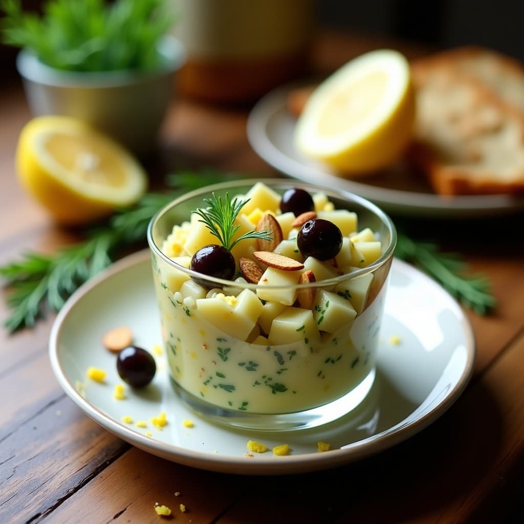 Tartar de Alcachofa y Aceitunas Kalamata: Entrante Griega Vegano con Toque de Limón