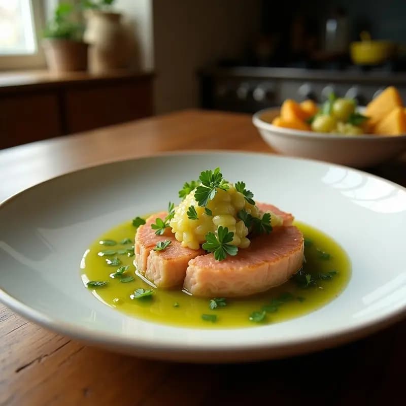 Tartar de Alcachofa y Aceitunas Verdes: Entrante Mediterráneo Crudivegano con Vinagreta de Cítricos