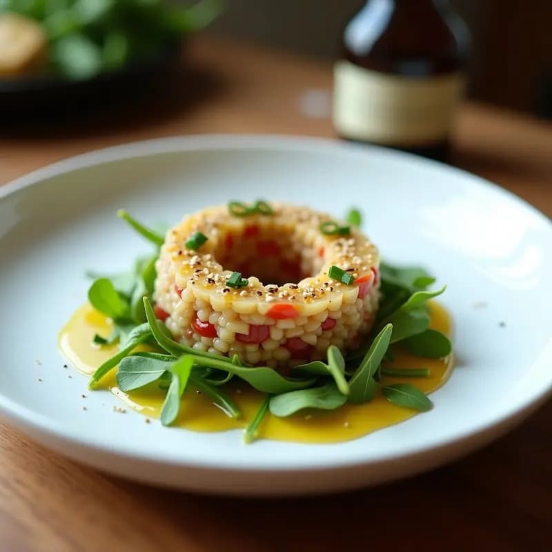 Tartar de Alcachofa y Tomates Secos con Vinagreta de Mostaza de Dijon: Entrante Gourmet en 10 Minutos