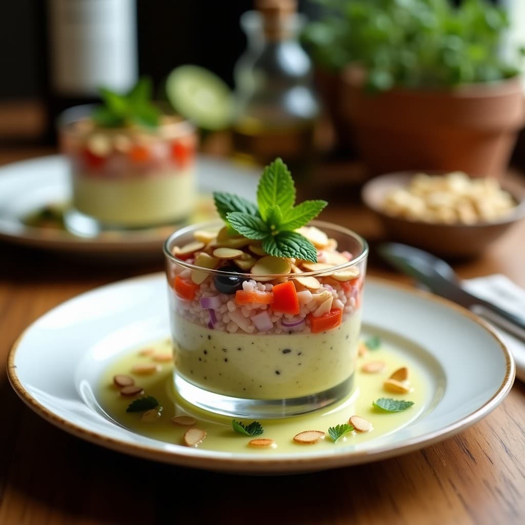 Tartar de Alcachofas y aceitunas kalamata: Entrante Griega Sin Gluten con Vinagreta de Lima
