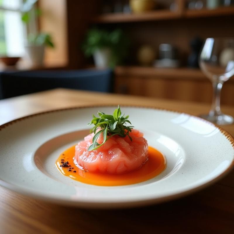 Tartar de Alga Wakame y Pomelo Rosa: Receta Japonesa Vegana con Aderezo de Yuzu