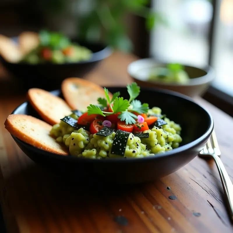 Tartar de Algas Nori y Aguacate: Receta Vegana Rápida con Toque Umami