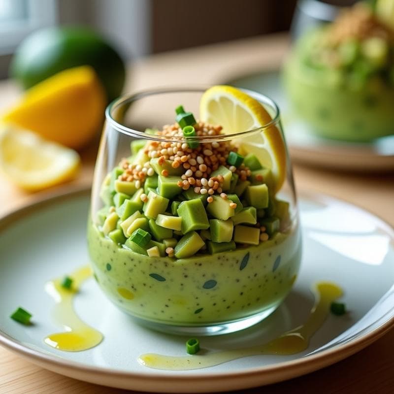 Tartar de Algas Wakame y Aguacate con Limón: Receta Japonesa Sin Cocción en 10 Minutos