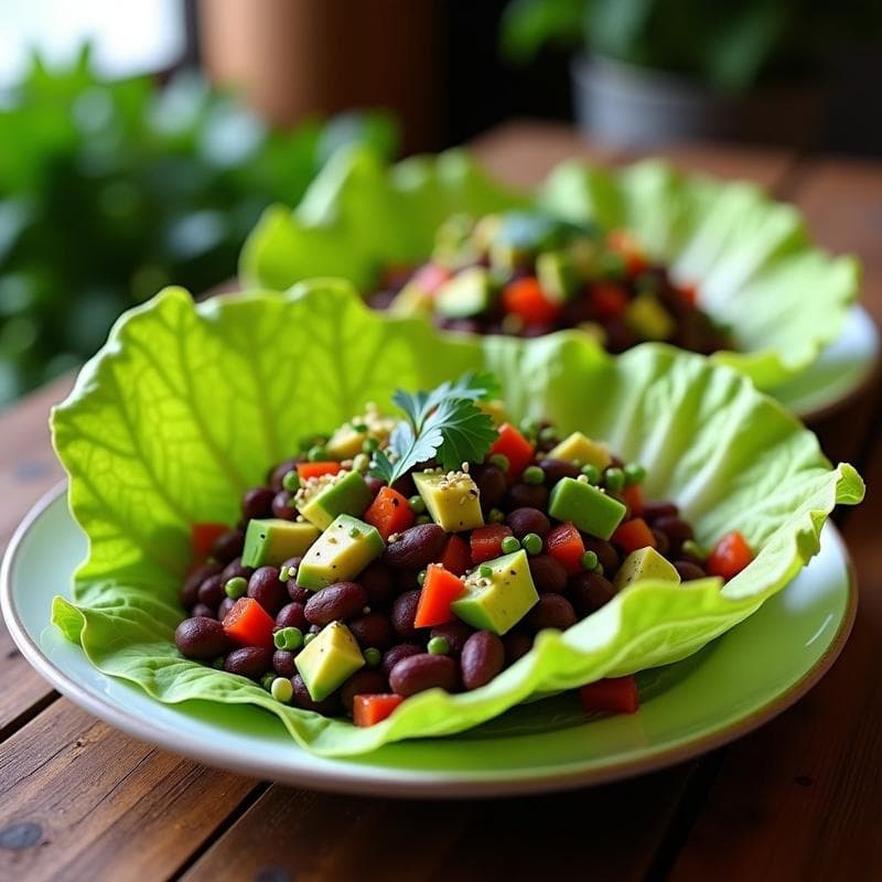 Tartar de Alubias Negras y Aguacate: Receta Vegana Alta en Proteína y Sin Gluten