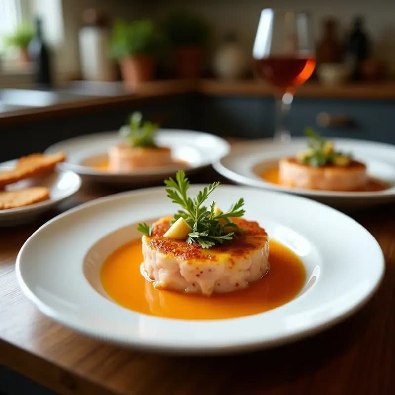 Tartar de Berenjena Ahumada: Receta Gourmet al Estilo Robuchon con Toque de Limón Confitado