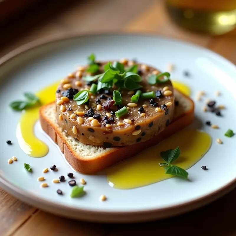 Tartar de Berenjena Ahumada y Tofu: Receta Vegana Alta en Umami y Proteína