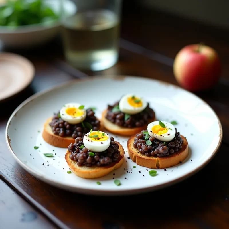 Tartar de Berenjena Ahumada con Trufa: Receta Gourmet Sin Cocción y Alta en Umami