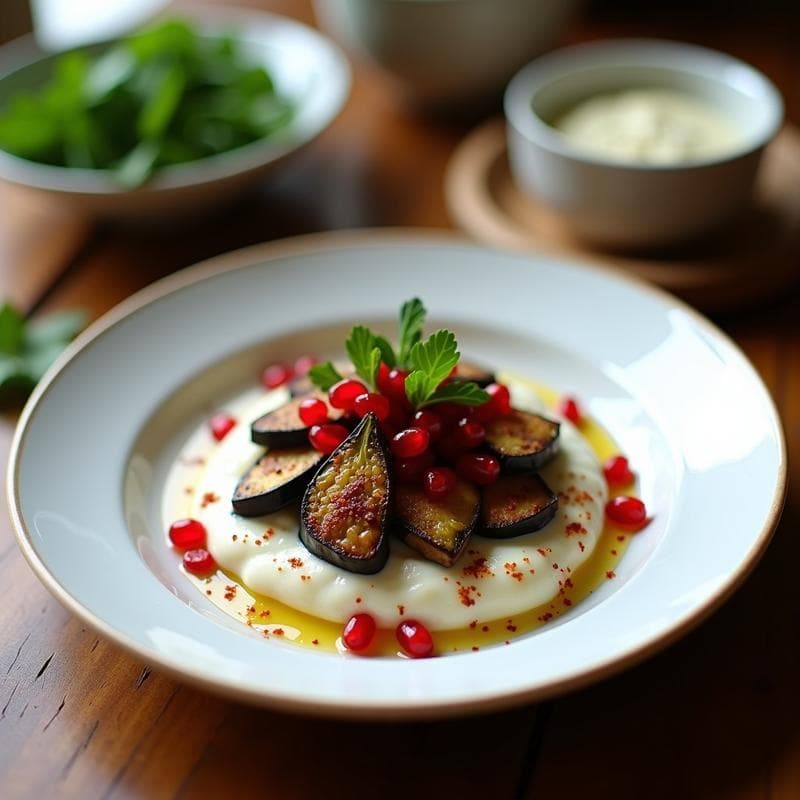 Tartar de Berenjena Ahumada con Yogur Griego: Receta Vegana y Sin Horno en 15 Minutos