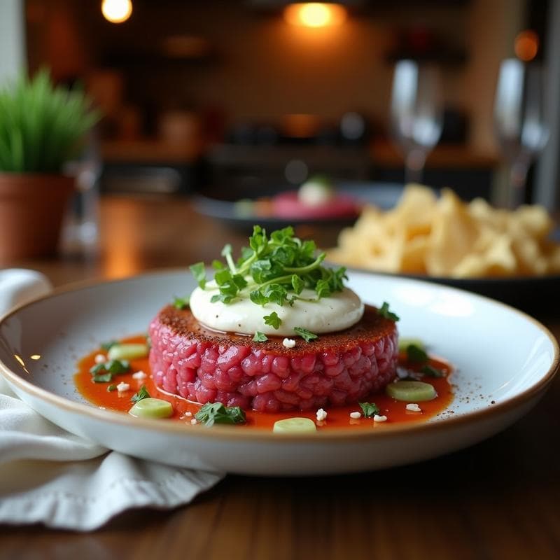 Tartar de Cebolla Morada y Queso de Cabra: Receta Fresca y Elegante en 15 Minutos
