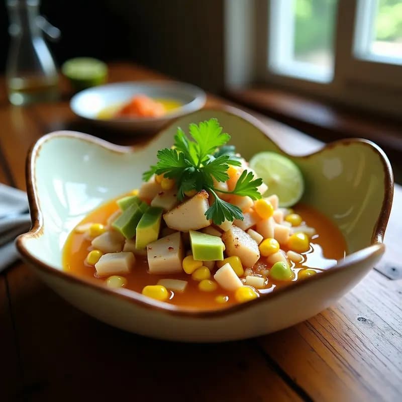 Tartar Ceviche Peruano con Pescado de Coruña: Receta Fresca y Alta en Proteínas en 15 Minutos