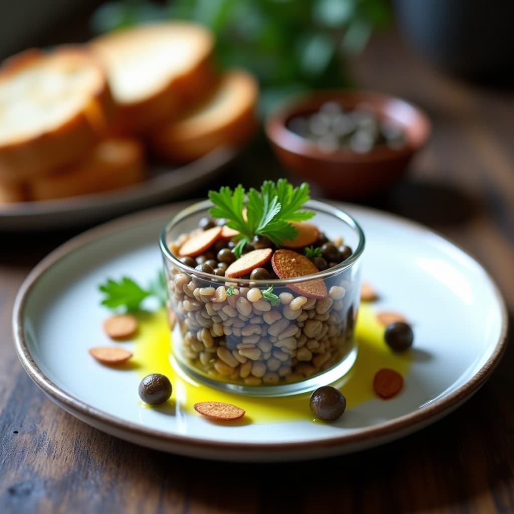 Tartar de Champiñones Portobello y Alcaparras: Entrante Vegano con Toque Francés