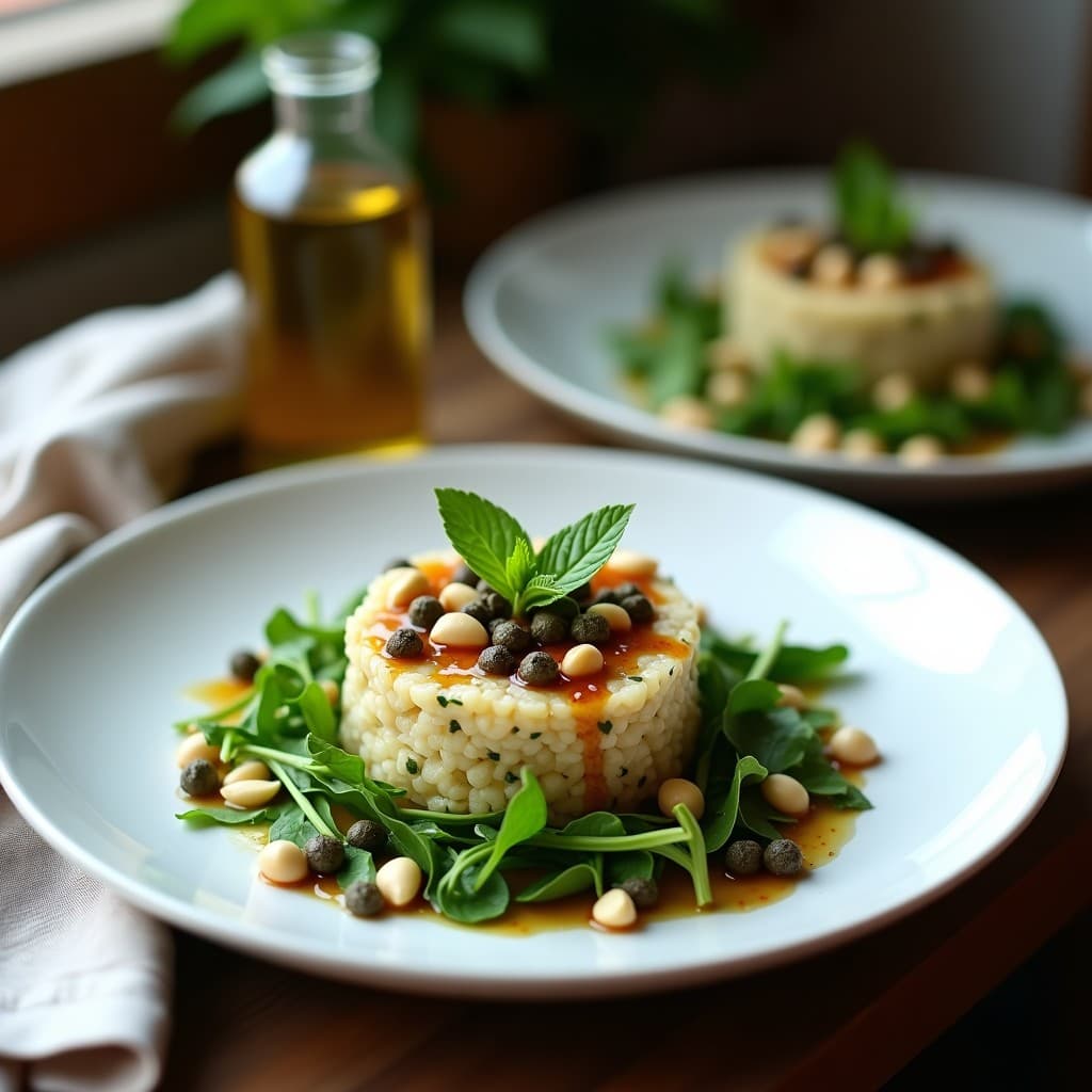 Tartar de Corazón de Alcachofa con Vinagreta de Vinagre de Módena: Entrante Italiano Vegano y Elegante